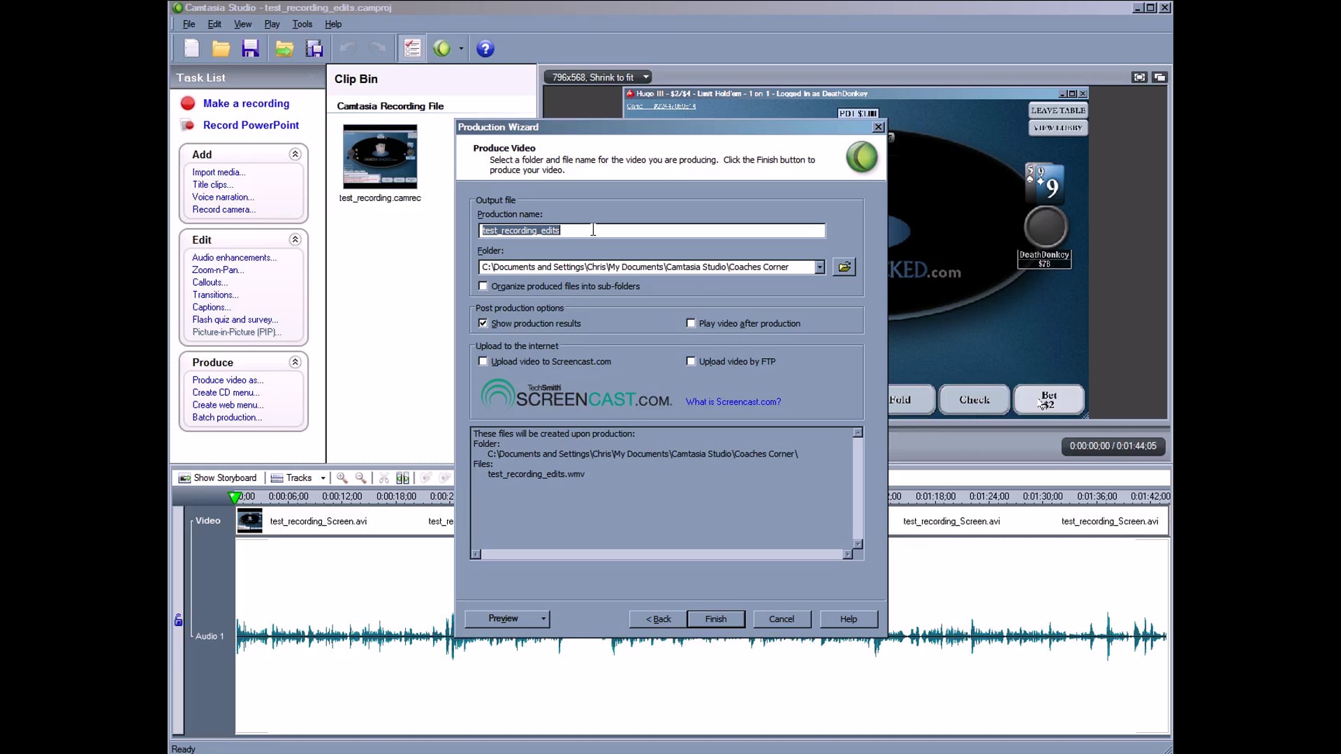 Coaches Corner - Video Production