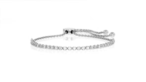 50 ct. t.w. Diamond Bolo Bracelet in Sterling Silver