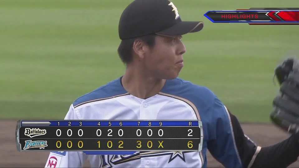 7/14 ファイターズ対バファローズ ダイジェスト