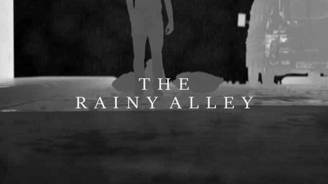 The rainy alley cover