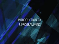 Introduction to R