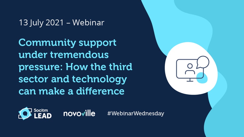 Webinar Wednesday - Community Support under tremendous pressure - 13th July 2021