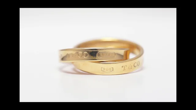 Tiffany & Co. Tiffany 1837 Collection Engraved Band Ring in 18 Karat Yellow Gold