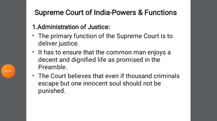 What are the function of 2024 supreme court