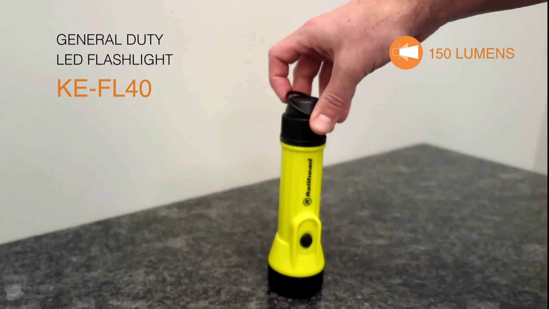 200 LUMENS HEAVY-DUTY IMPACT RESISTANT LED FLASHLIGHT – Railhead