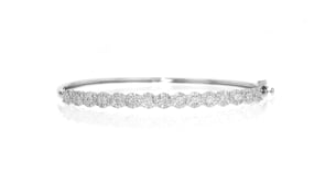 1.00 ct. t.w. Diamond Bangle Bracelet in Sterling Silver