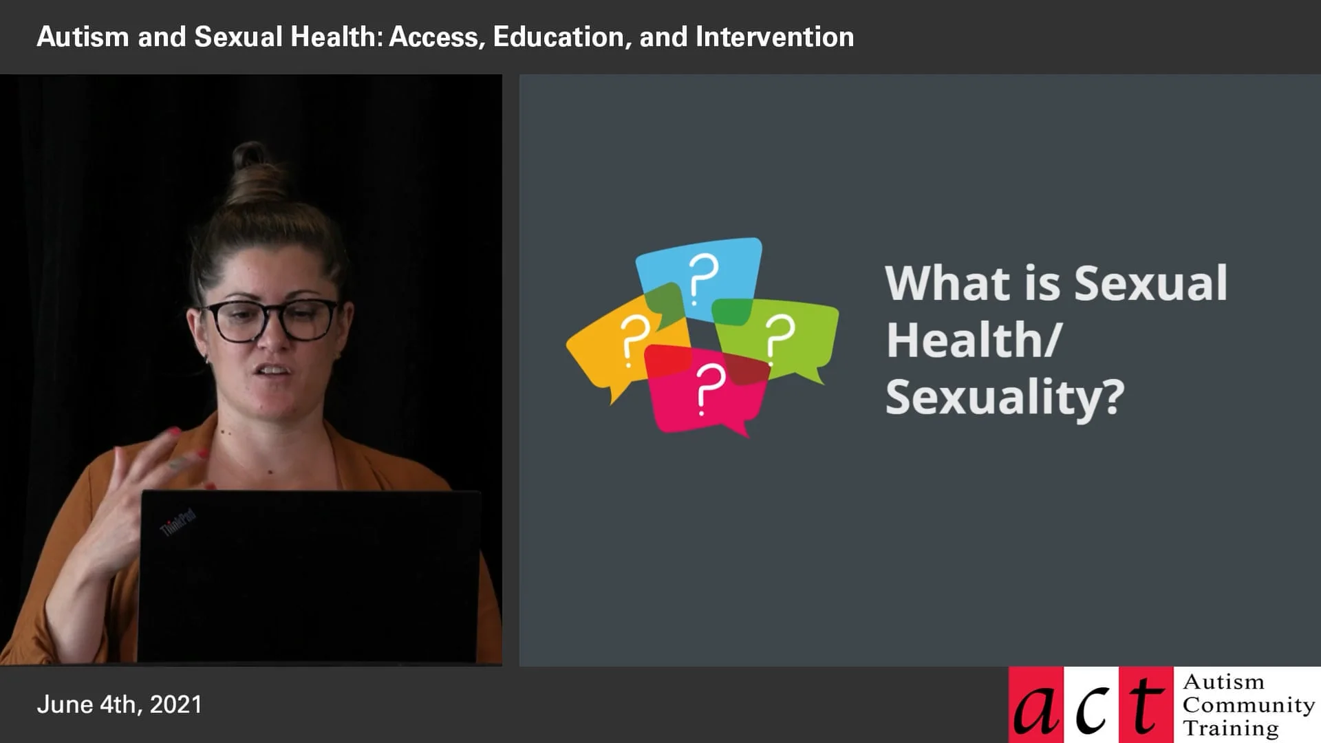 Autism and Sexual Health Access Education and Intervention Part 1