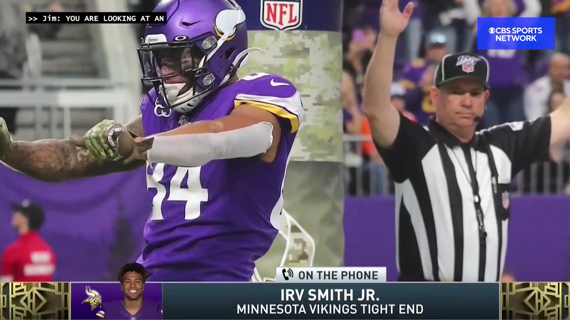 Irvin Smith Jr. on the Vikings Offense on Vimeo