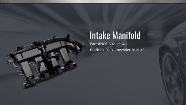 Plastic Intake Manifold NOE 60215541 Buy Online NAPA Auto Parts
