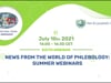 News from the word of phlebology summer webinars