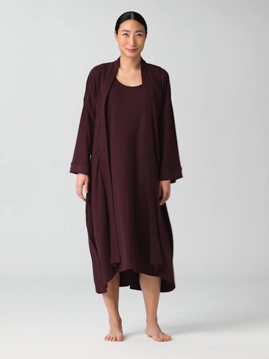 Organic Cotton Interlock Sleep Robe