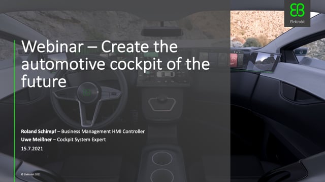 Creating the automotive cockpit of the future