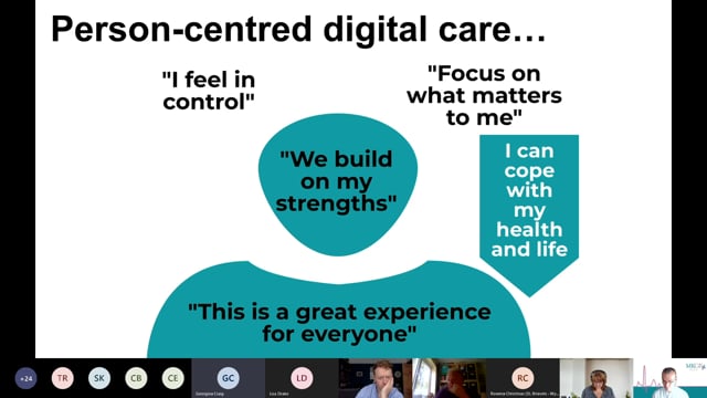 Listen to our system leaders webinar focusing on person centred digital care