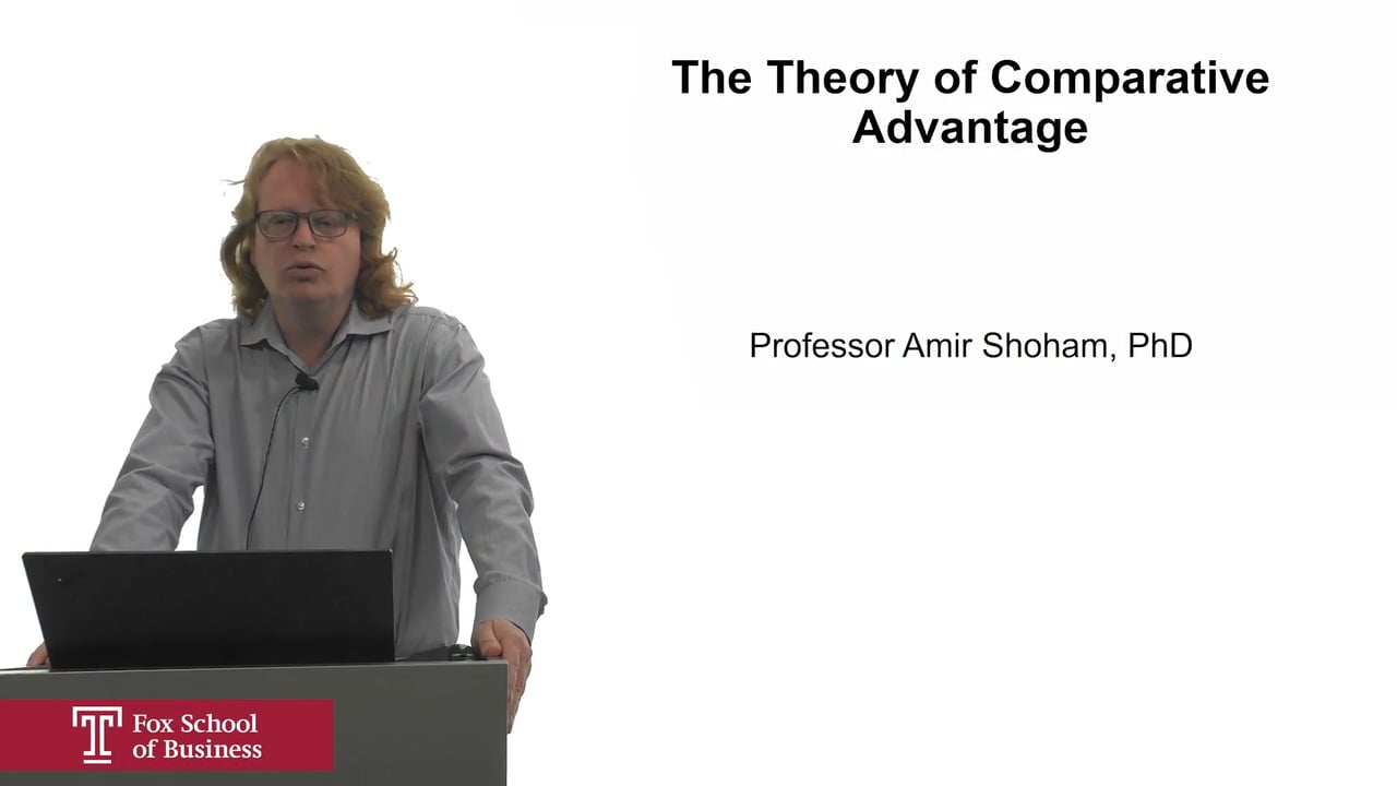The Theory of Comparative Advantage