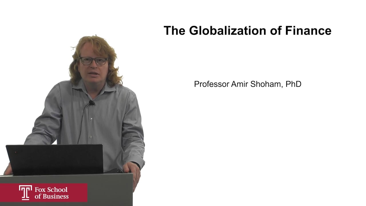 Login to view The Globalization of Finance