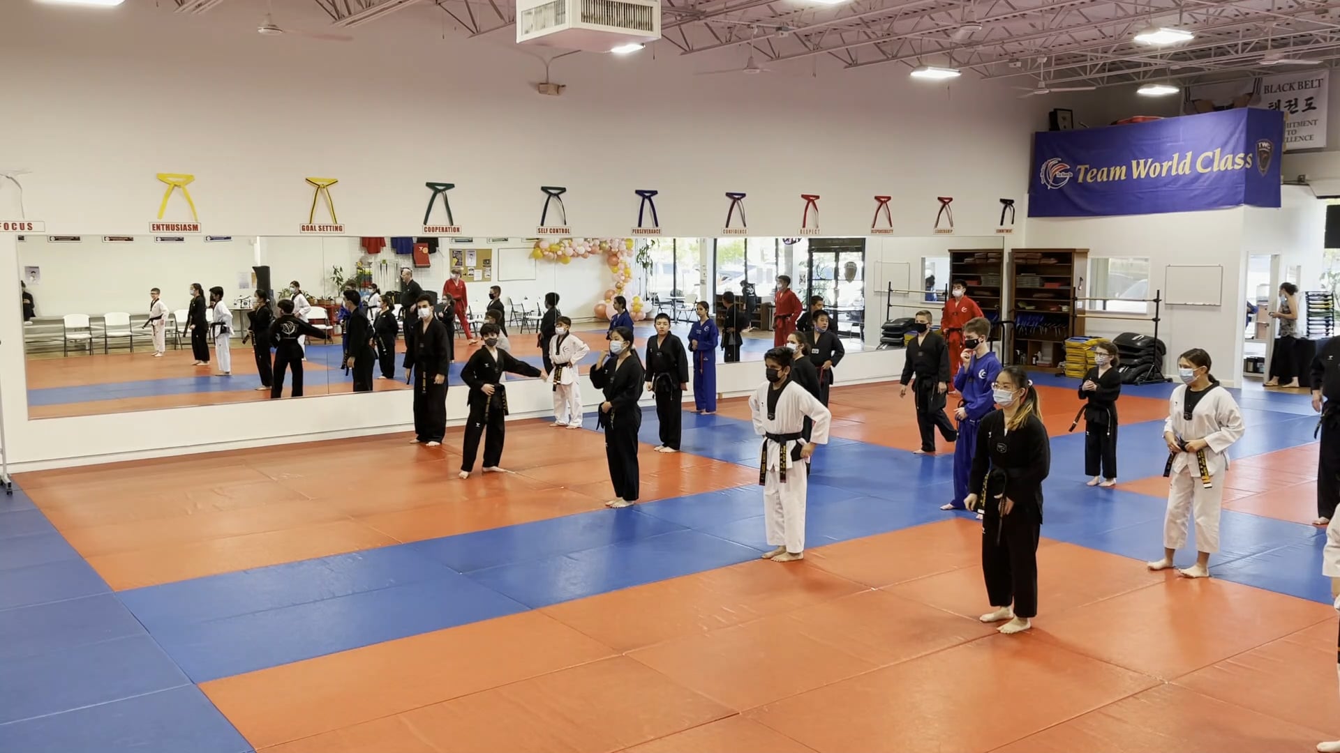 DST_1234_Black Belt_RHK (right)_RHK (left)_RHKx2_RHKx4_RHKx6 (4 forward + 2 counter-attack)_SRHKx6 (4 forward + 2 counter-attack; left)_SRHKx6 (4 forward + 2 counter-attack; right)_Target Sparring (10 kicks for 1st round; 15 kicks for second round)