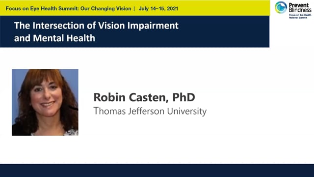 The Intersection of Vision Impairment and Mental Health