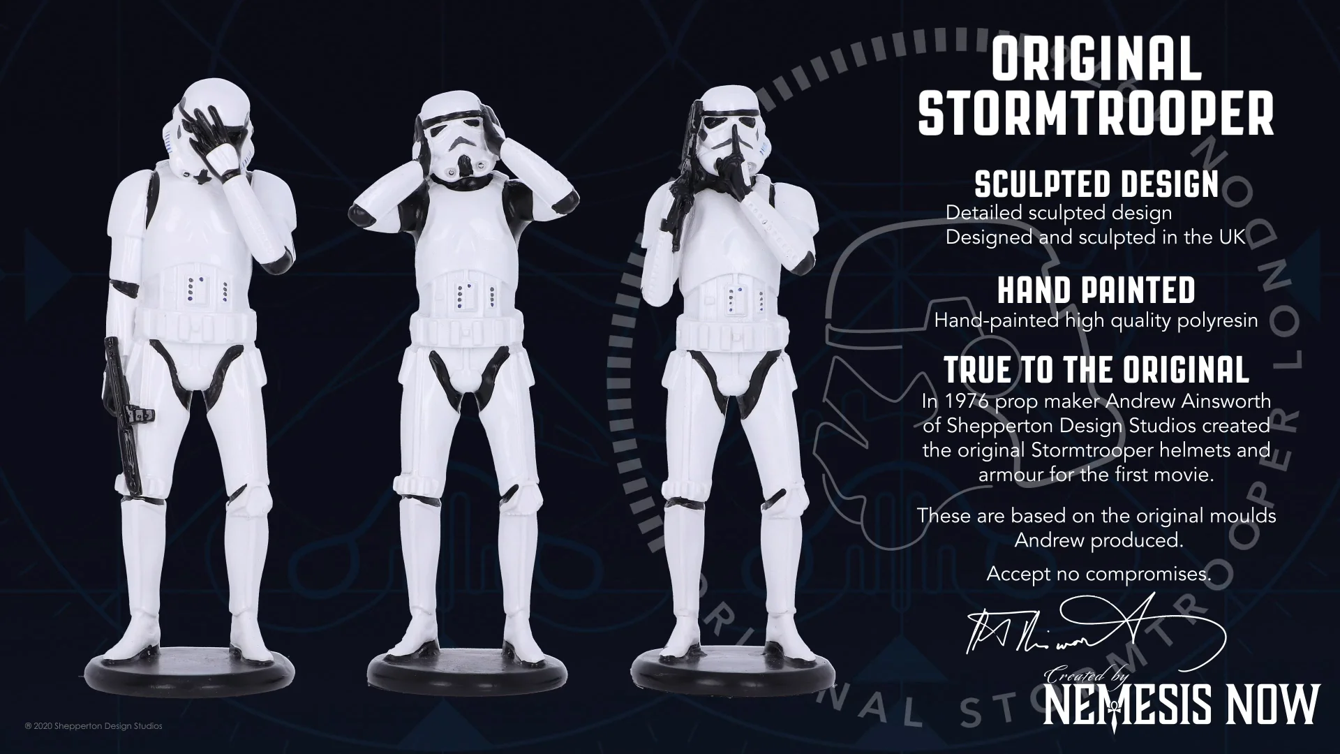 Three Wise Stormtrooper - Nemesis Now Wholesale Three Wise Stormtrooper - Nemesis Now Wholesale
