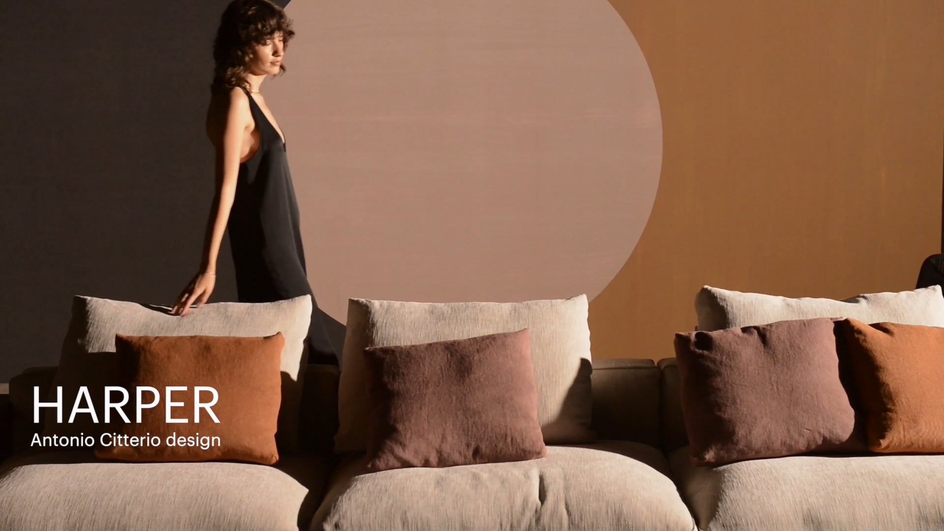HARPER sofa,  Antonio Citterio design