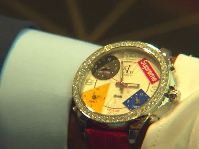 Jacob x supreme discount watch