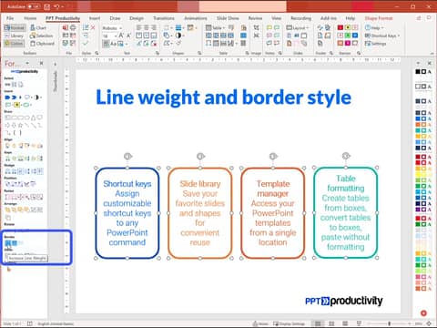 Change Margins For Powerpoint Text Boxes And Tables Toggle Options