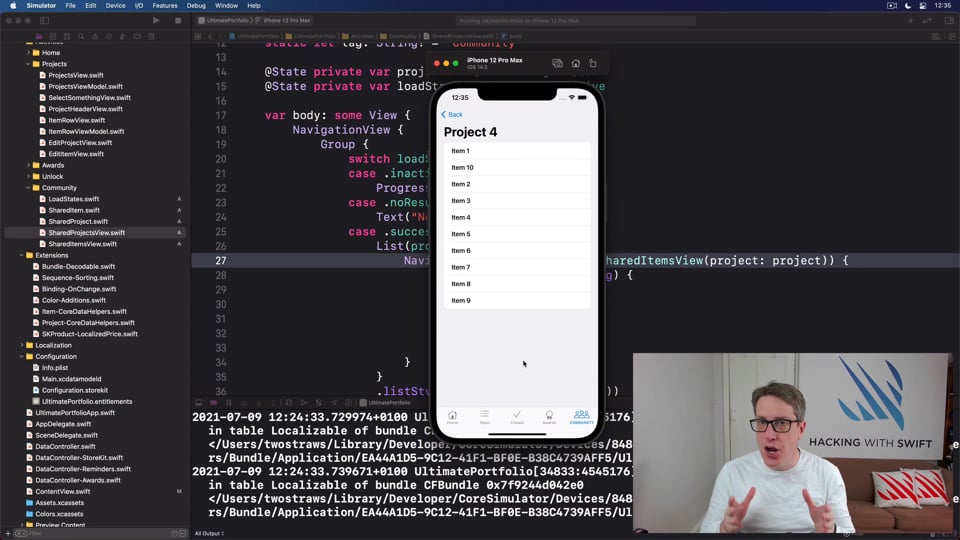 Ultimate Portfolio App – Hacking with Swift+