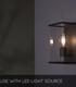 Video Claire Vintage Wall Lantern Light Outdoor - 1xE27 - IP54 - Anthracite