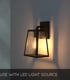 Video Matslot Cottage 30.5cm Wall Lantern Light Outdoor - 1xE27 - IP23 - Black