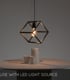 Video Fabian Modern Cube Pendant Light - 1xE27 - Black