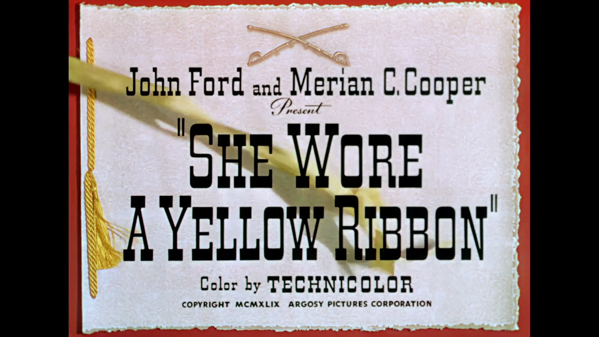 She wore a yellow ribbon / Film VA