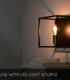 Video Ruben Modern Wall Light - 1xE27 - Black