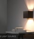Video Xio Modern Up Down Wall Light - LED Dim. - G9 - 1x4W 2700K - Rust Brown