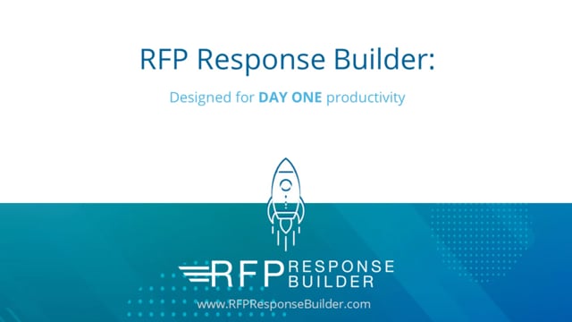 RFP Response Builder on Vimeo