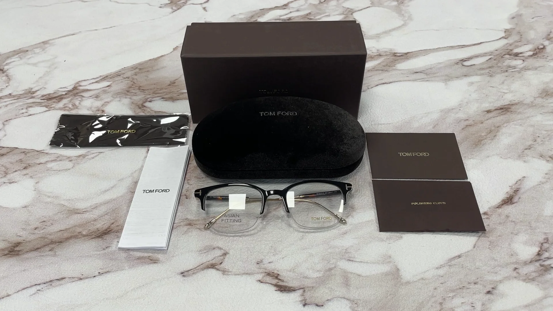 Tom Ford Eyeglasses Model Tf5645 D Color 001 Black Gold Havana Demo Lenses On Vimeo 1040