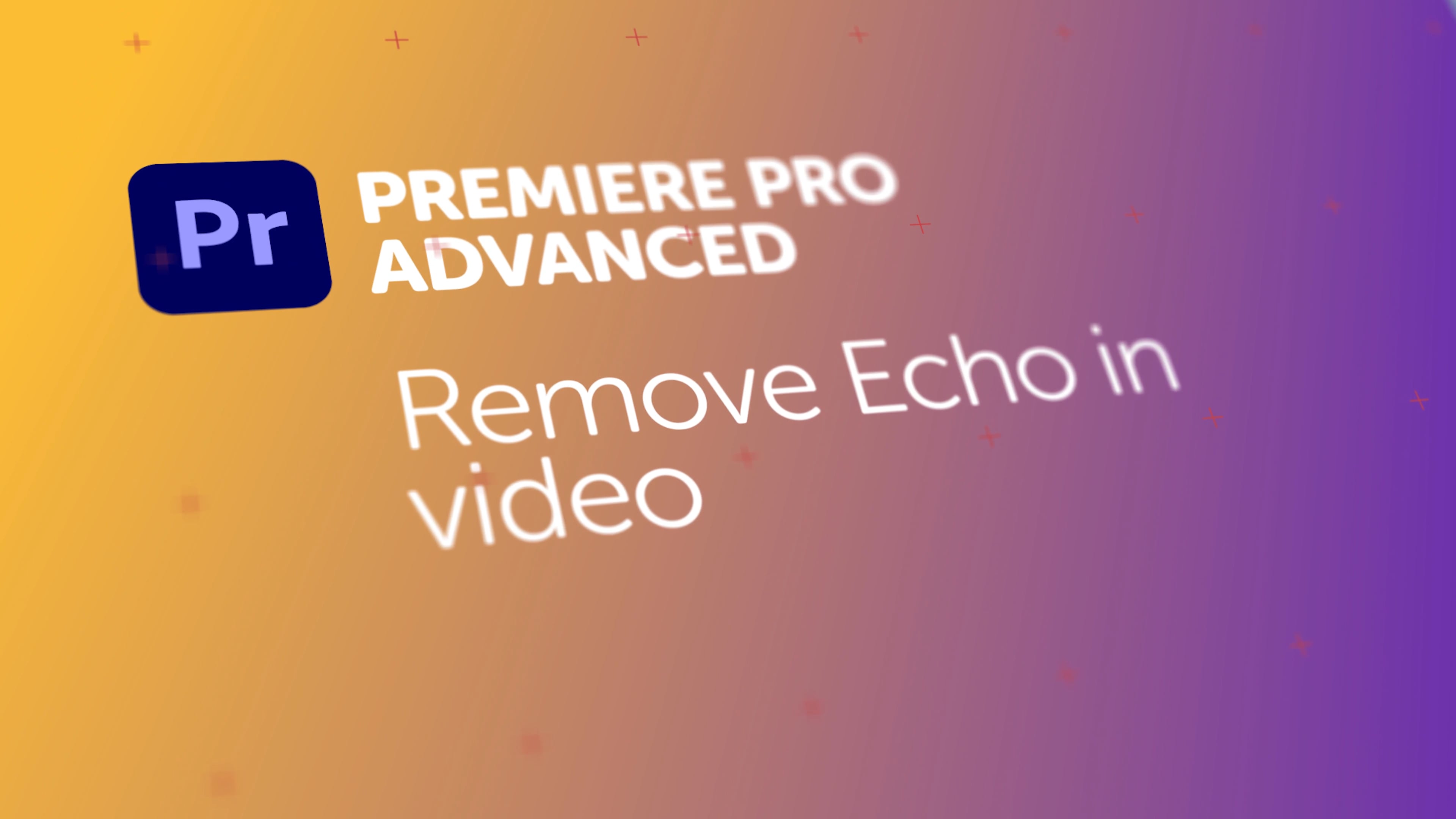 How to remove Echo in video in Premiere Pro | Bring Your Own Laptop