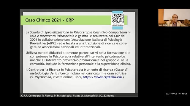 La paura del contagio in una paziente con DOC - CRP