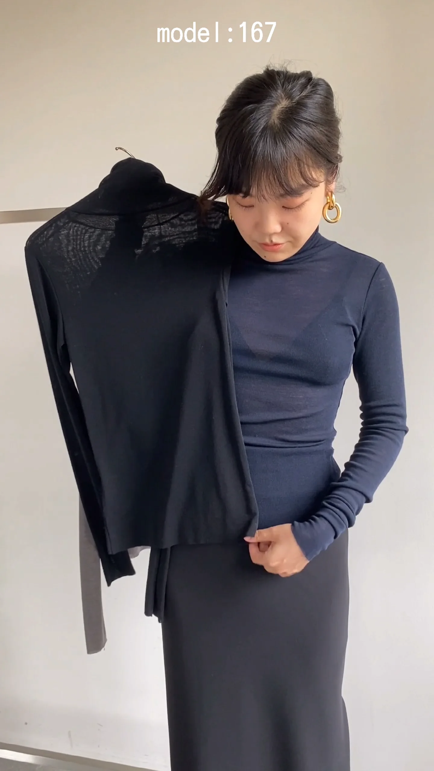長谷川京子さんコラボ】タートルプルオーバー | Whim Gazette(ウィム
