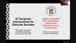Análisis iconográfico de la manifestación cultural social indumentaria en los textiles Cacha.