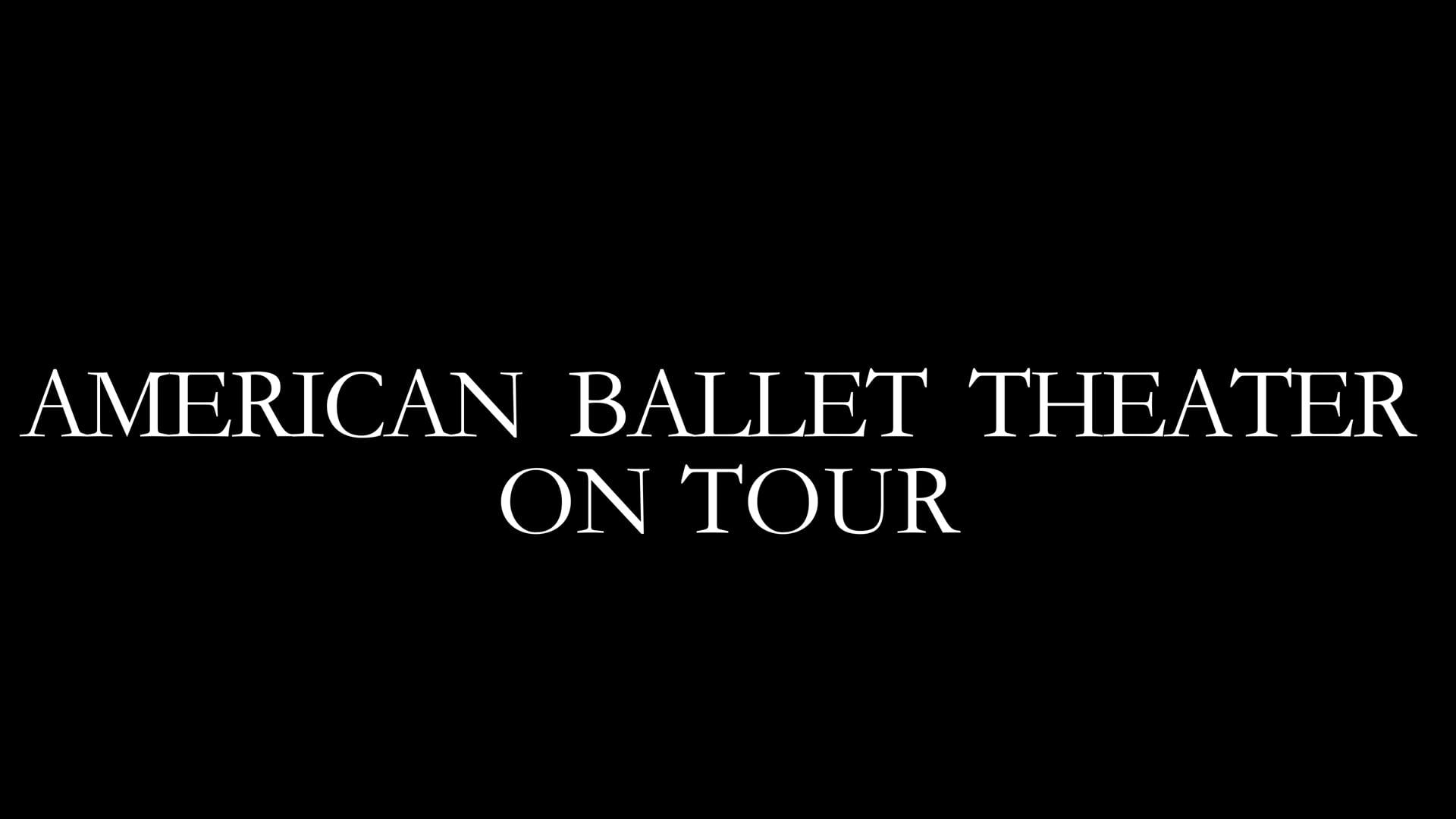American Ballet Theatre - Light Works edit