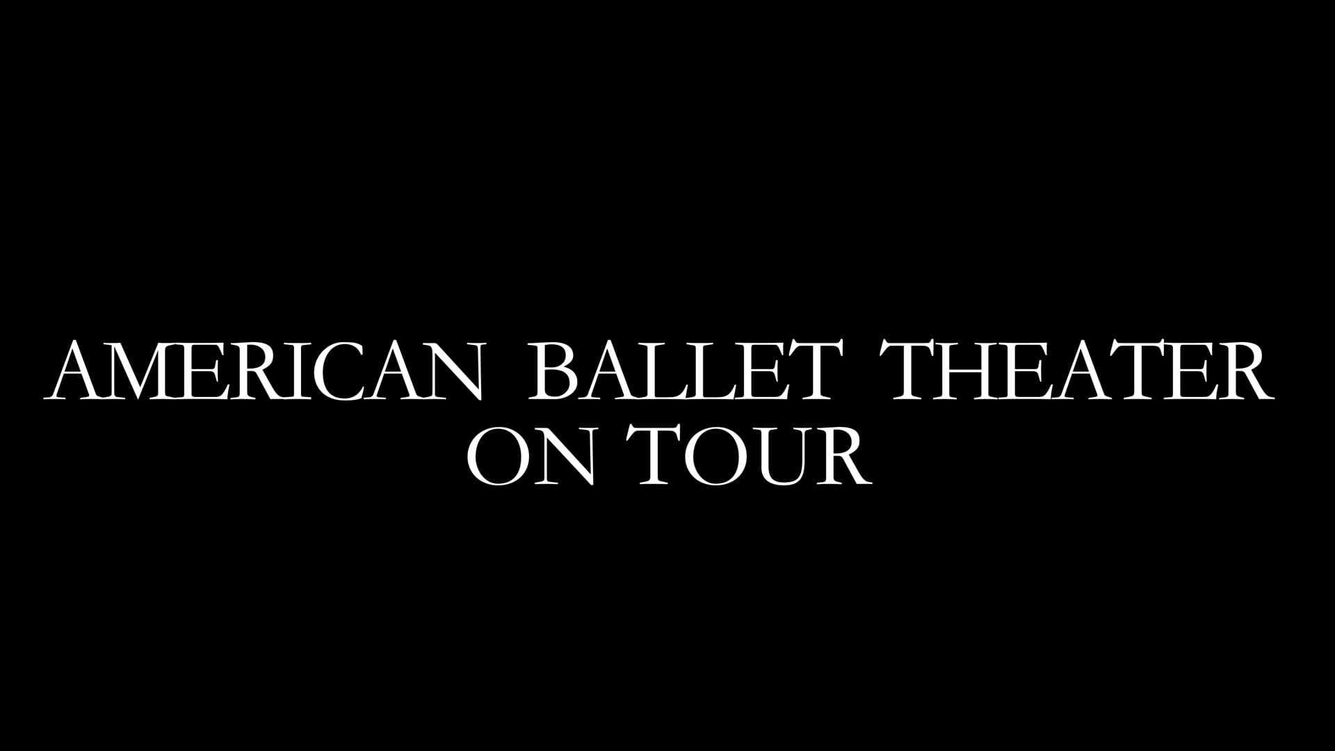 American Ballet Theatre - Light Works edit