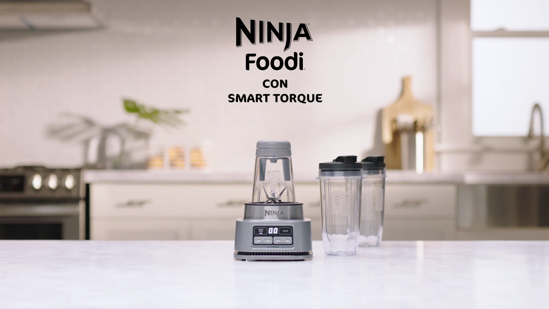 Frullatore Ninja Foodi Power Nutri 2 In 1 - 1100W, Ciotola 400ml E Bicchiere 700ml, Argento - Foto 8