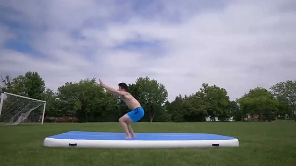 Inflatable Gymnastics & Yoga Mat | High Quality Deals