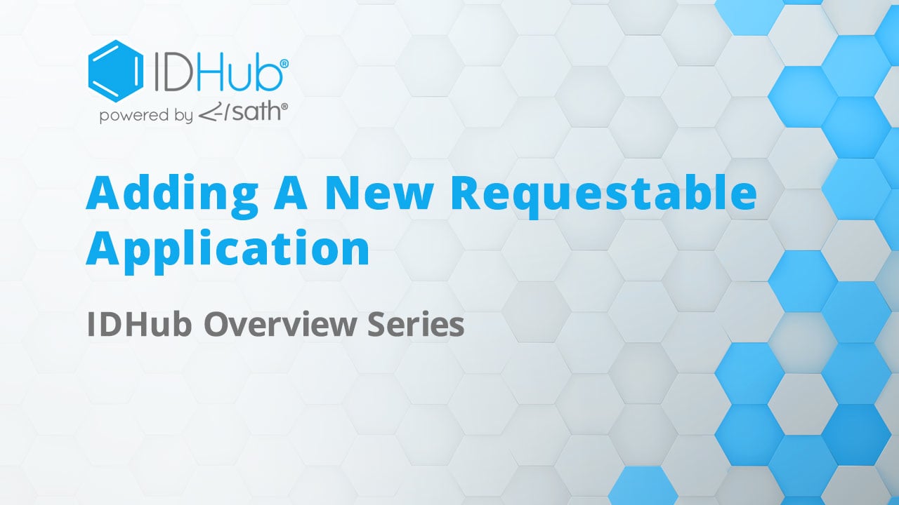 Adding a New Application