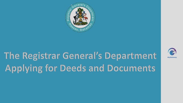 Applying for Deeds and Documents