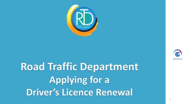 Applying for a Driver's Licence Renewal