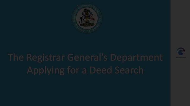 Applying for a Deed Search