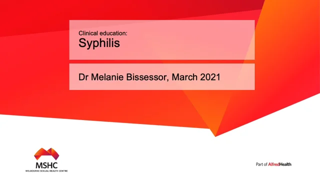 Clinical education Syphilis