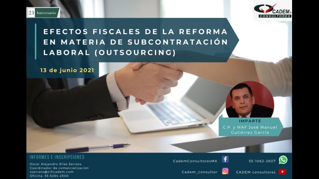 EFECTOS FISCALES DE LA REFORMA EN MATERIA DE SUBCONTRATACIÓN LABORAL