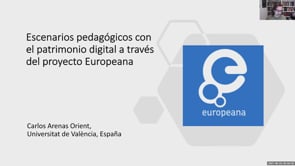 Escenarios pedagógicos con el patrimonio digital a través del proyecto Europeana