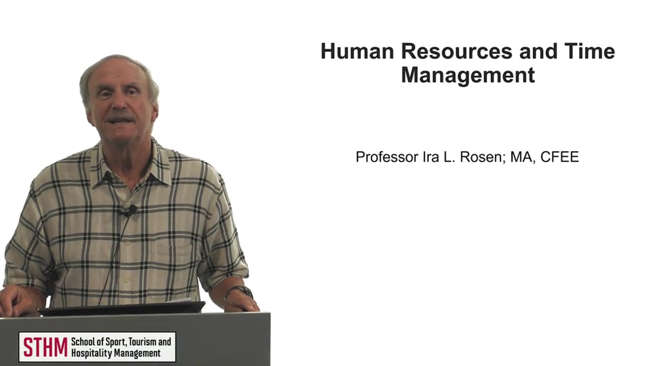 62105Human Resources and Time Management